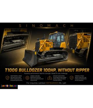 SINOMACH T100G BULLDOZER 100HP, WITHOUT RIPPER