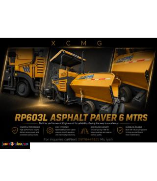 XCMG RP603L ASPHALT PAVER, 6MTRS