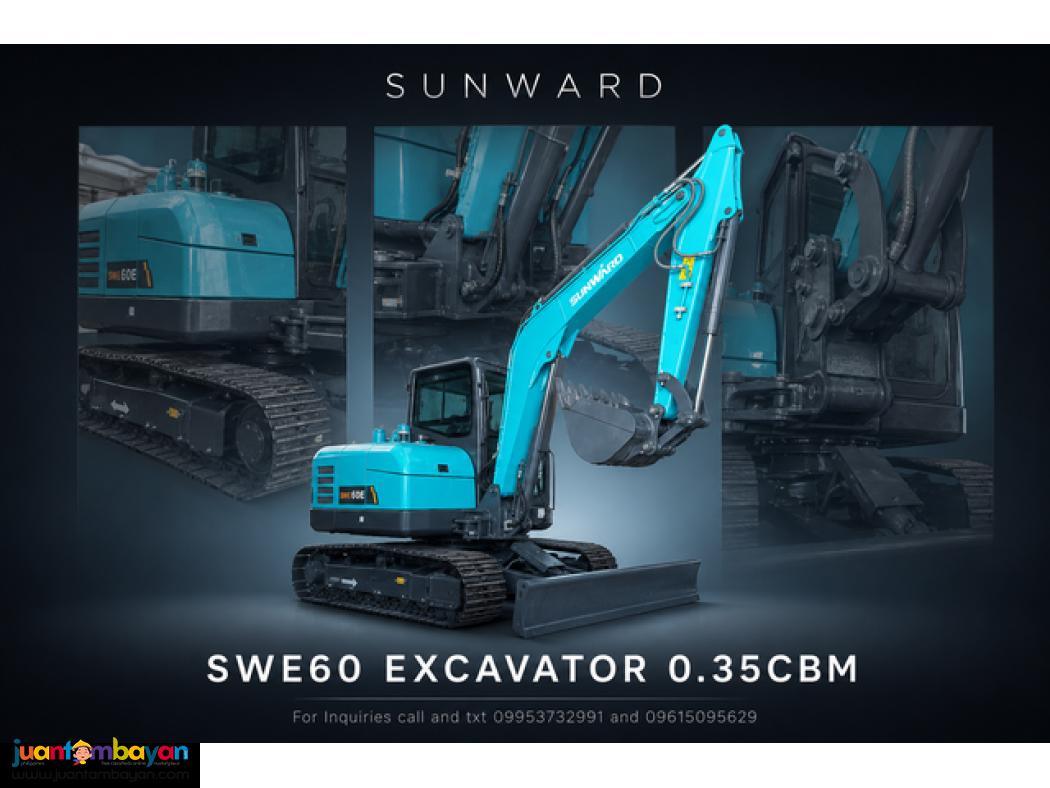 Sunward SWE60E Excavator 0.22cbm Yanmar Engine