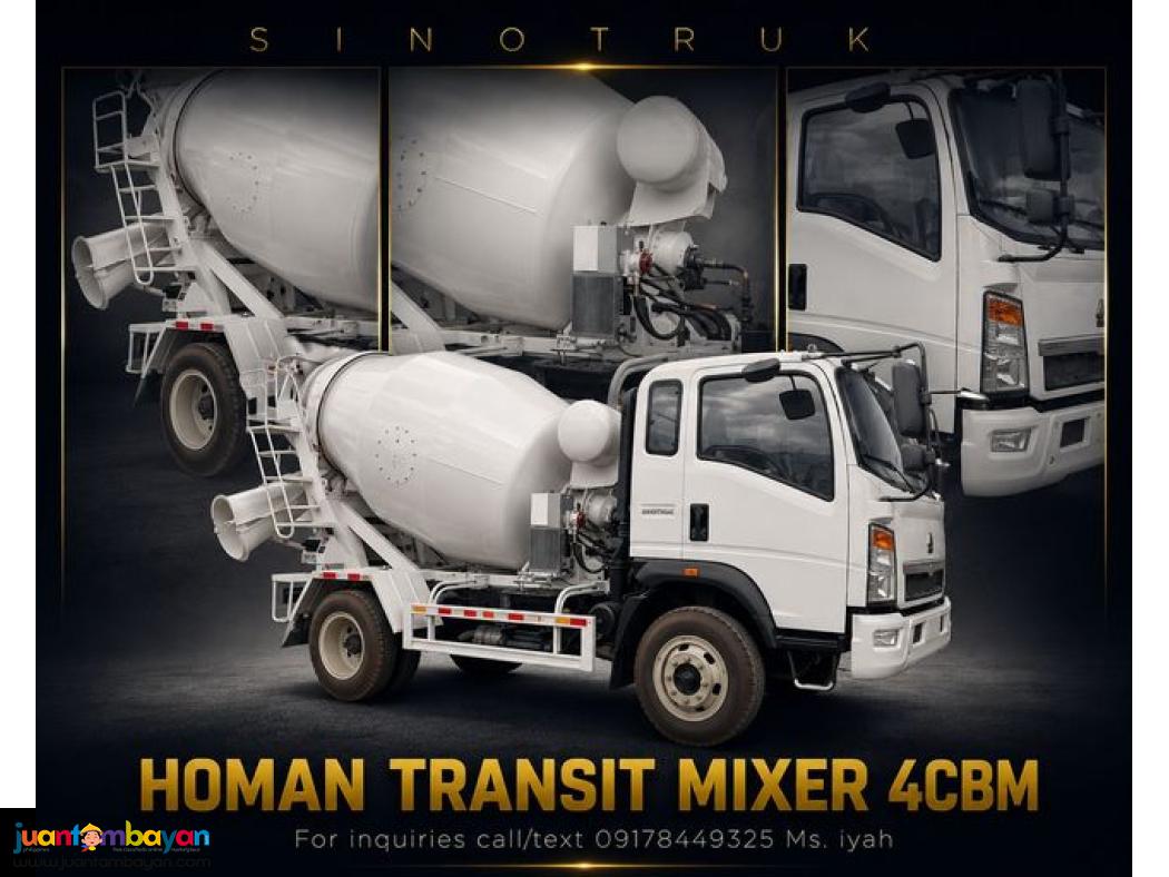 HOMAN H3 TRANSIT MIXER 4CBM