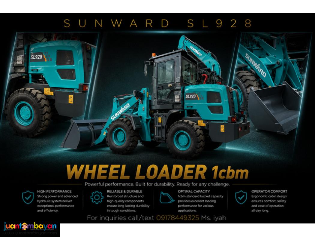 SUNWARD SL928 WHEEL LOADER 1CBM