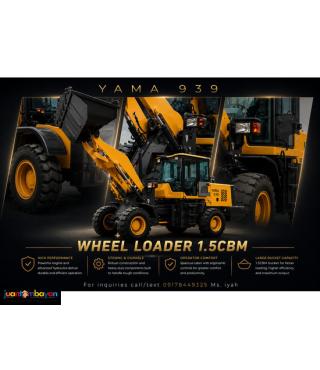 YAMA 939 WHEEL LOADER, 1.5CBM