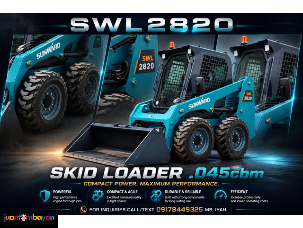 SUNWARD SWL2820 SKID LOADER, 0.045