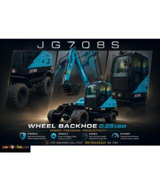 JINGGONG JG708S WHEEL BACKHOE, 0.25CBM