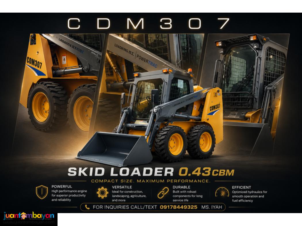 LONKING SKID LOADER CDM307,0.43CBM