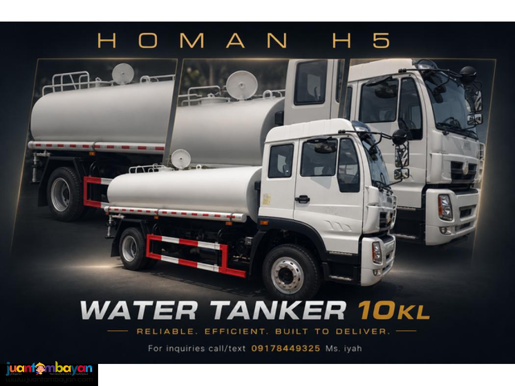 SINOTRUK HOMAN H5 4X2 WATER TANKER, 10KL