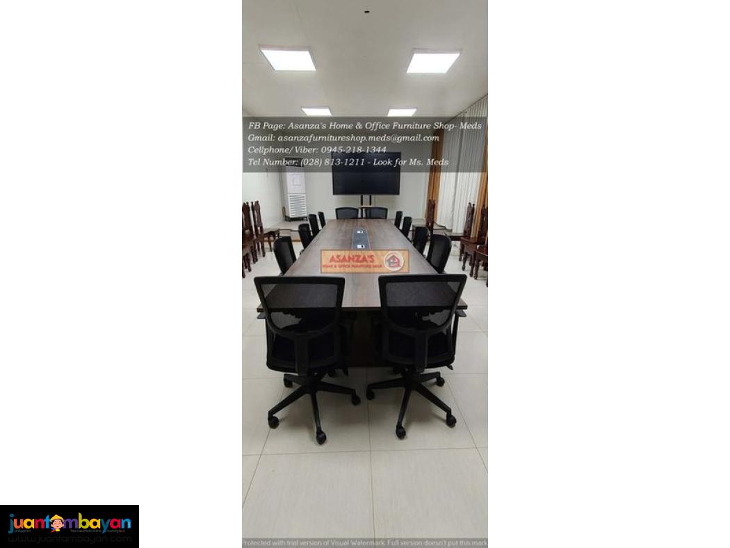 CUSTOMIZED CONFERENCE TABLE & CHAIR | PROOF OF PURCHASE 