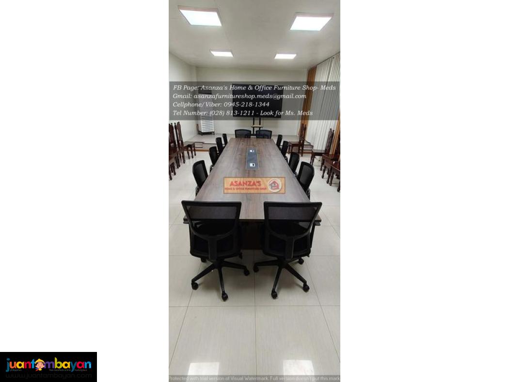 CUSTOMIZED CONFERENCE TABLE & CHAIR | PROOF OF PURCHASE 