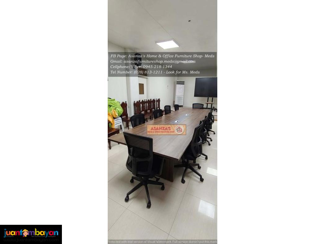 CUSTOMIZED CONFERENCE TABLE & CHAIR | PROOF OF PURCHASE 