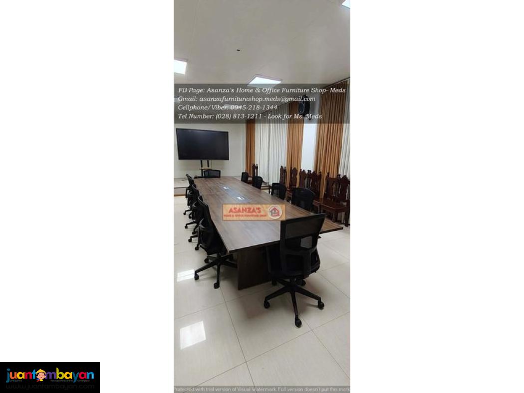 CUSTOMIZED CONFERENCE TABLE & CHAIR | PROOF OF PURCHASE 