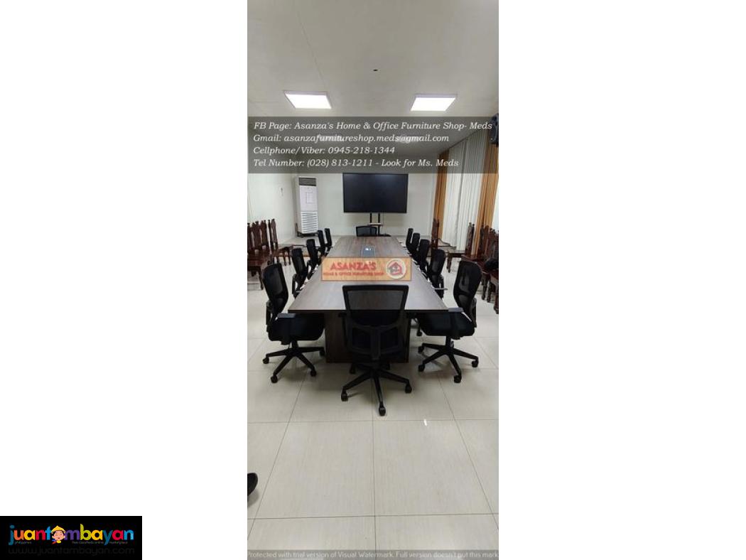 CUSTOMIZED CONFERENCE TABLE & CHAIR | PROOF OF PURCHASE 