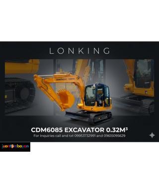 Lonking CDM6085N Excavator 0.32cbm Yanmar Engine