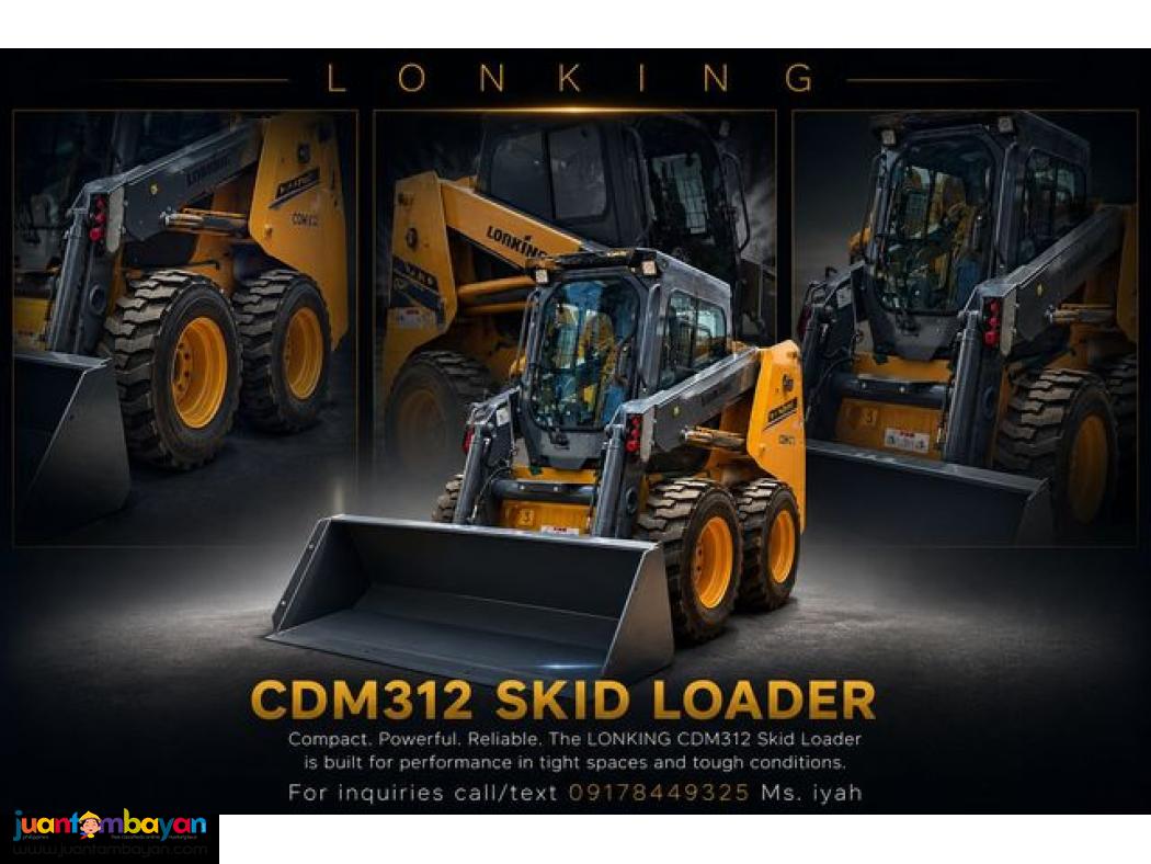 LONKING CDM312 SKID LOADER 0.54CBM