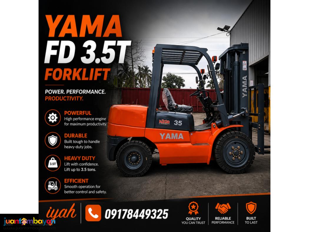 BRANDNEW YAMA FD3.5T FORKLIFT STD