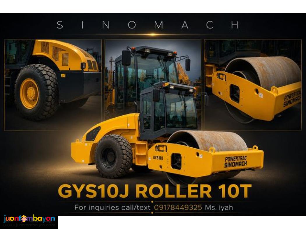 SINOMACH GYS10J VIBRATORY ROLLER 10-TONS