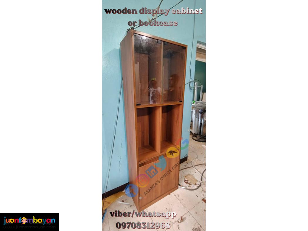 wooden display cabinet/book shelves ( custom)