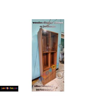 wooden display cabinet/book shelves ( custom)