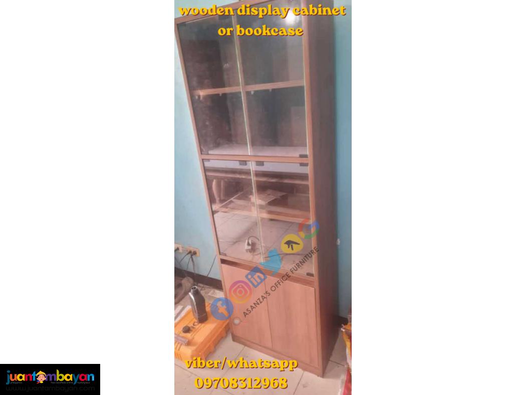 wooden display cabinet/book shelves ( custom)