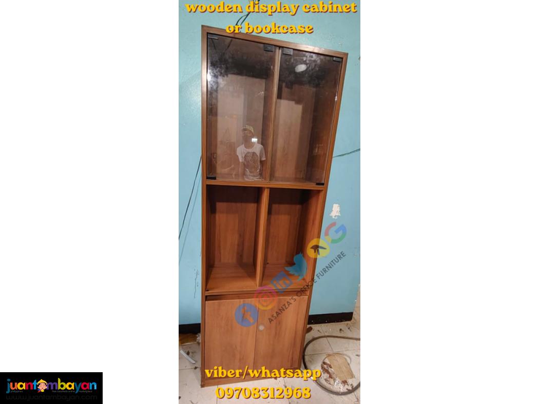 wooden display cabinet/book shelves ( custom)