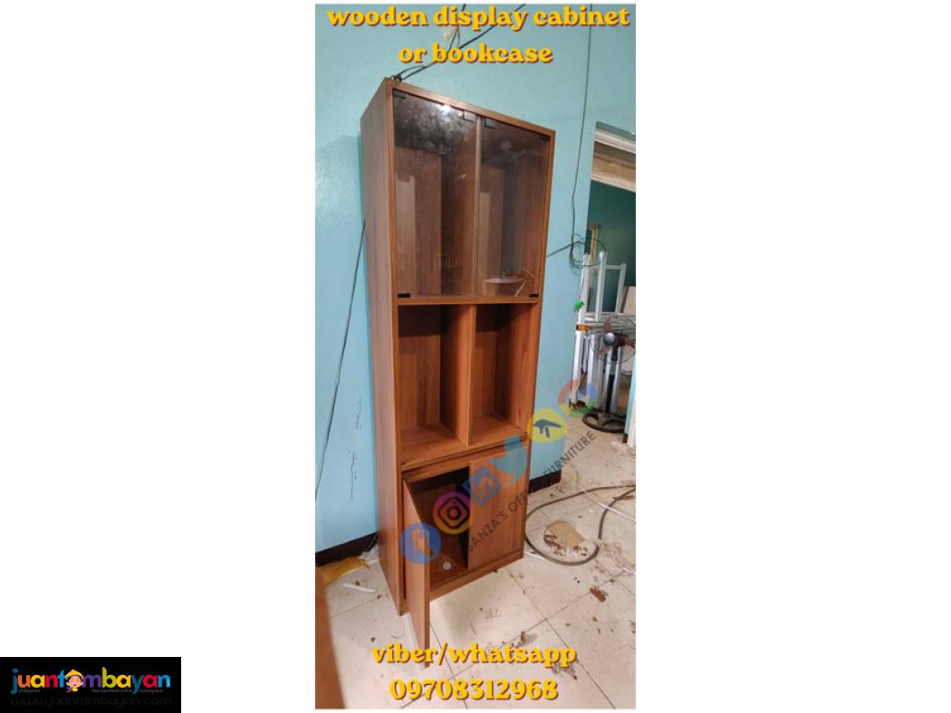 wooden display cabinet/book shelves ( custom)
