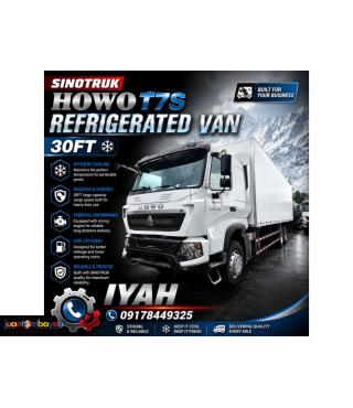 SINOTRUK REFRIGERATED VAN HOWO T7S 6X4- 30FT,