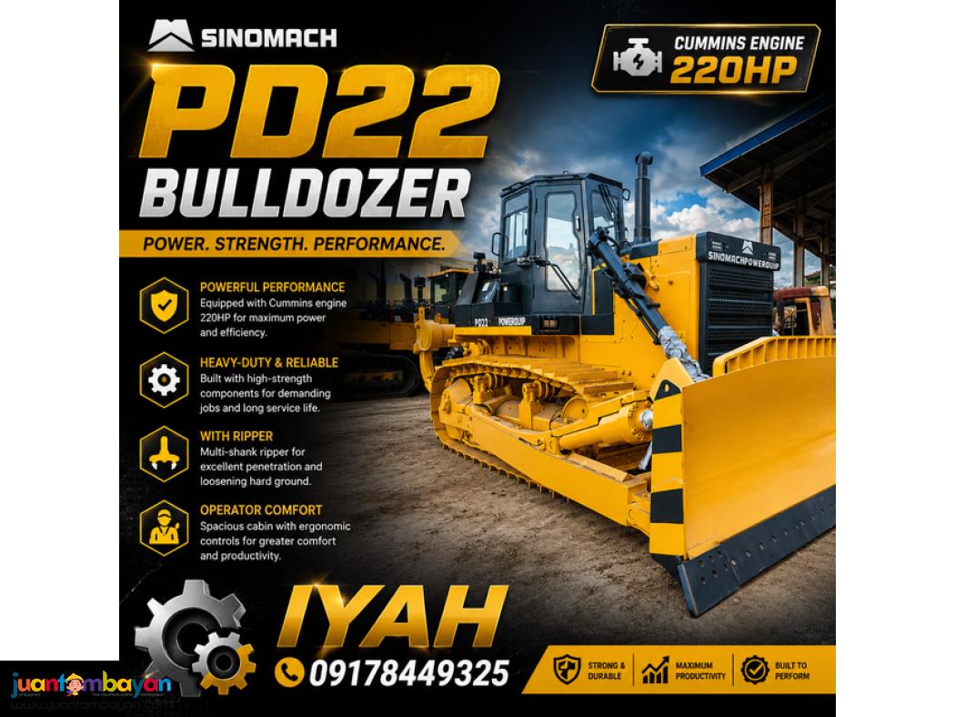 SINOMACH PD22 BULLDOZER 220HP, WITH RIPPER