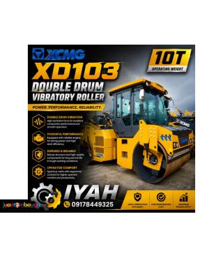 XCMG XD103 VIBRATORY ROLLER- 10 T DOUBLE DRUM