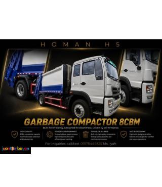 SINOTRUK HOMAN H5 4X2 GARBAGE COMPACTOR 8CBM