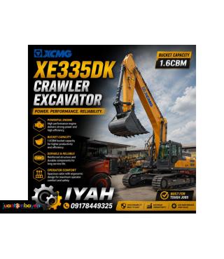 XCMG XE335DK CRAWLER EXCAVATOR- 1.6CBM 