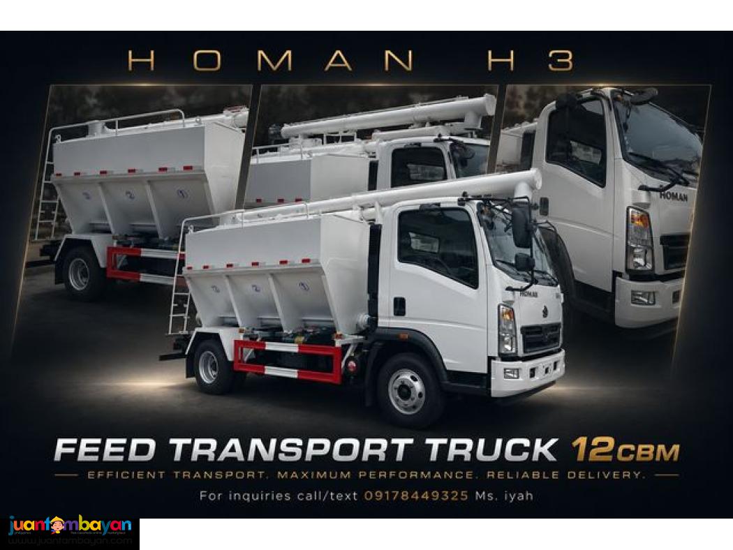 SINOTRUK HOMAN H3 FEED TRANSPORT TRUCK 12CBM