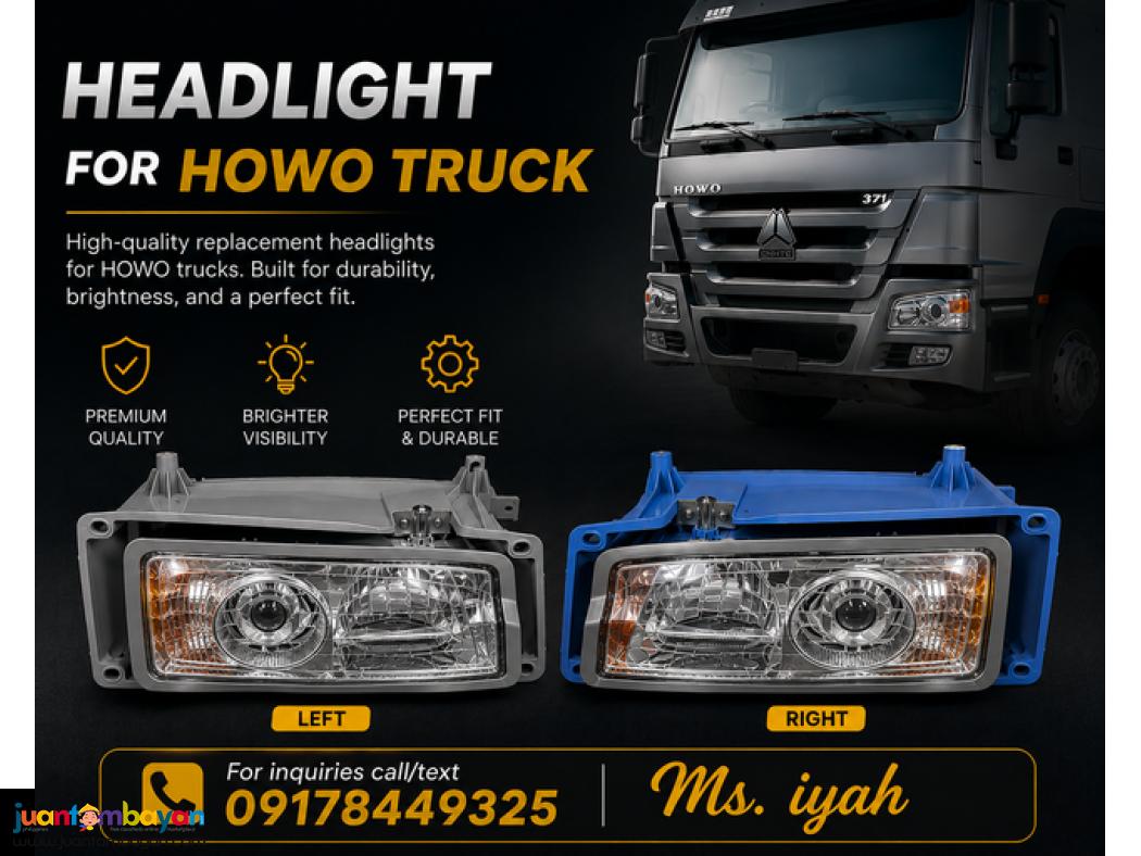HEADLIGHTS FOR HOWO STD TRUCKS