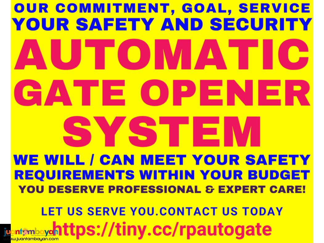 Automatic Gate Opener Security System Install Design safety Security