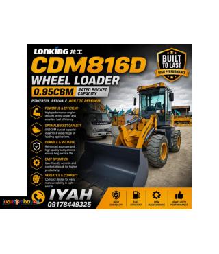 LONKING CDM816D WHEEL LOADER, 0.95CBM