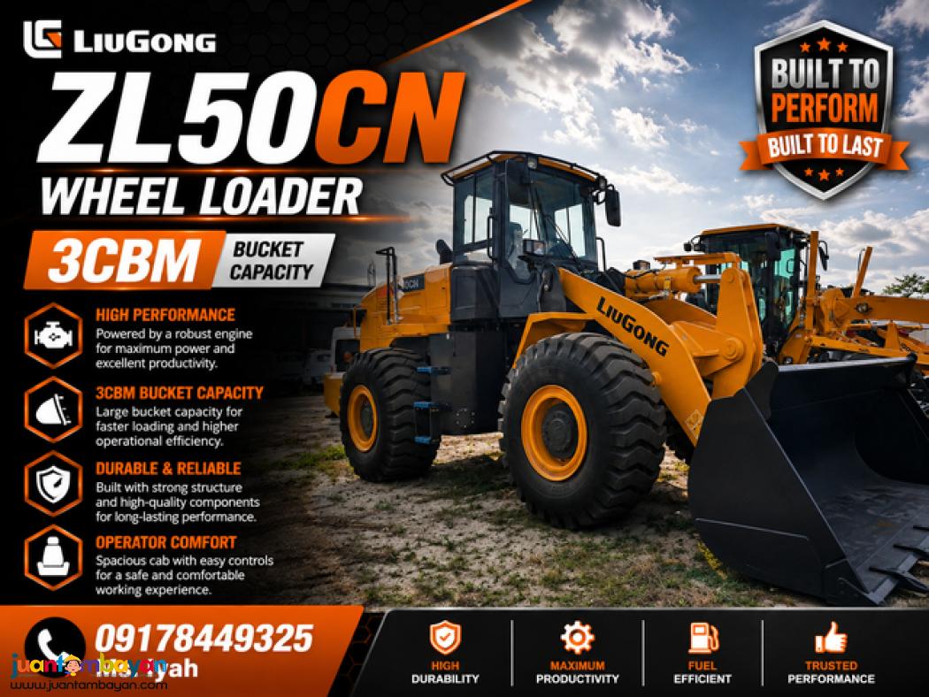 LIUGONG ZL50CN WHEEL LOADER 3CBM