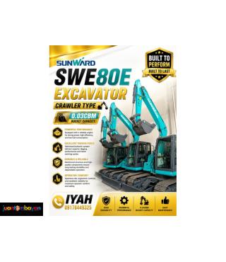 SUNWARD SWE80E EXACVATOR CRAWLER TYPE, 0.03CBM