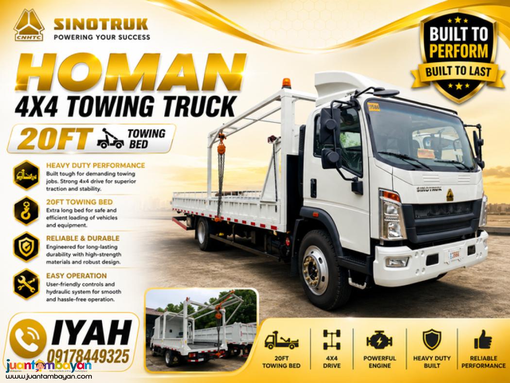 HOMAN H3 6 WHEELER TOWING TRUCK 20FEET