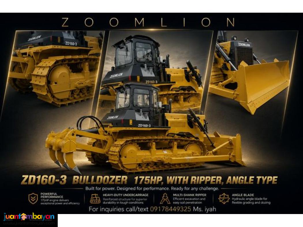 ZOOMLION ZD160-3 BULLDOZER 175HP 