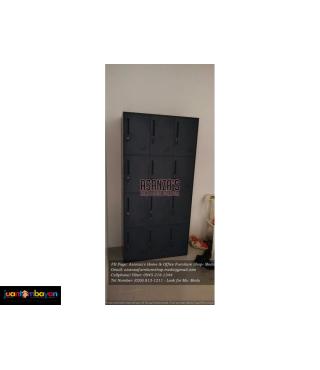 12-DOOR STEEL LOCKER CABINET 