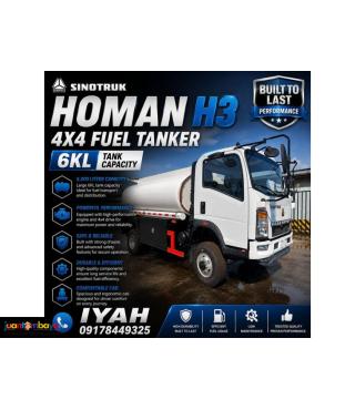 SINOTRUK HOMAN H3 4X2 FUEL TRUCK 6KL