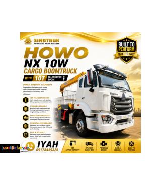 HOWO NX 10W CARGO TRUCK WITH 10T BOOM