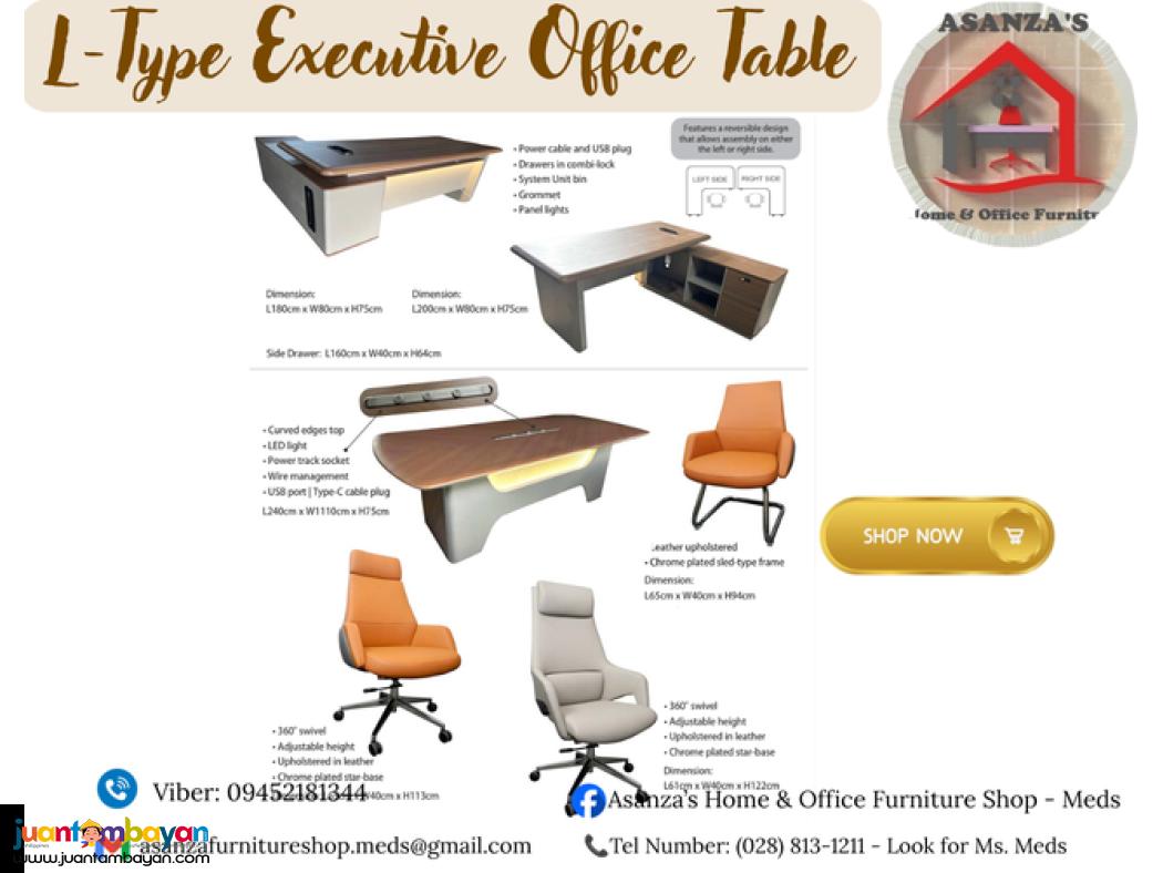NEW ITEMS !! EXECUTIVE TABLE & CHAIRS 