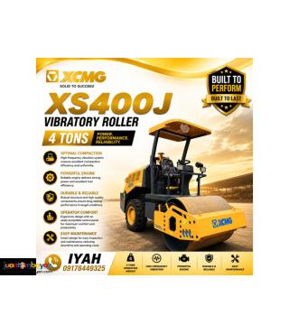 XS400J VIBRATORY ROLLER, 4T SINGLE DRUM