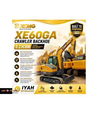 XE60GA EXCAVATOR CRAWLER TYPE, 0.23CBM