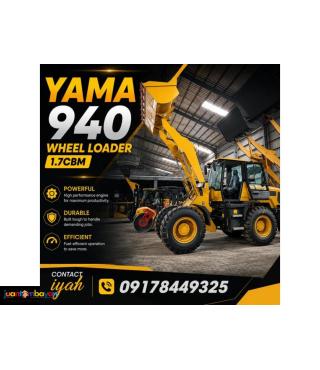 YAMA 940 WHEEL LOADER 1.7CBM YUCHAI ENGINE 