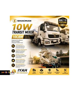SHACMAN H3000 6X4 TRANSIT MIXER 380HP 