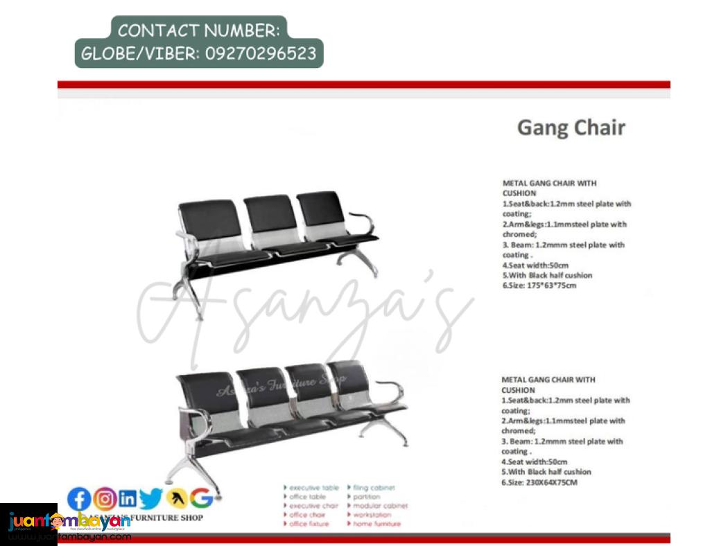 WAITING CHAIR | GANG CHAIR 