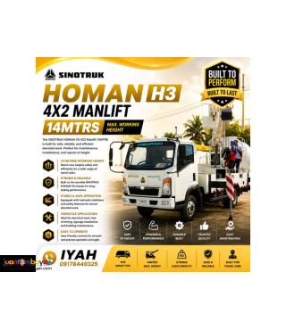 HOMAN H3 4X2 MANLIFT 14MTRS