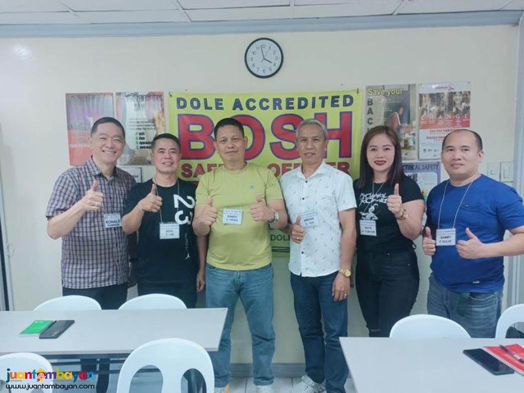 BOSH Training for Security Agency Face to Face QC DOLE Safety Officer