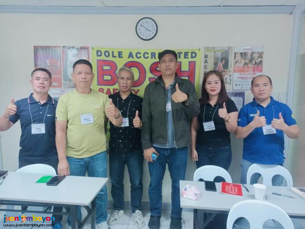 BOSH Training for Security Agency Face to Face QC DOLE Safety Officer