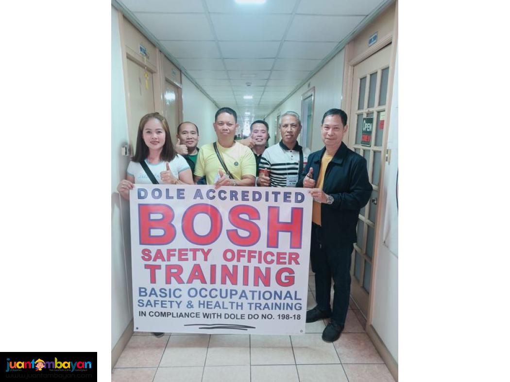 BOSH Training for Security Agency Face to Face QC DOLE Safety Officer